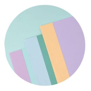 6 binding spines rainbow - We R