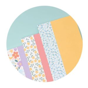 6 binding spines floral - We R