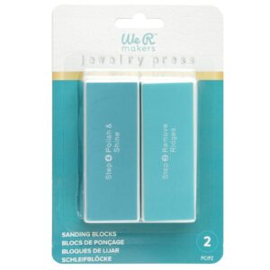 2 sanding blocks - jewelry press - We R