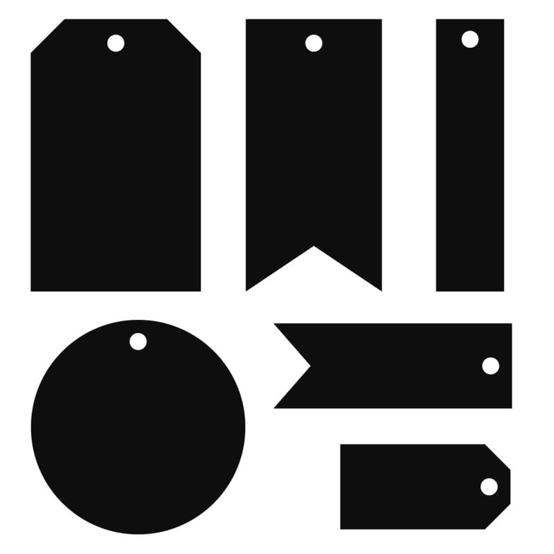 Matrices de découpe étiquettes- Artemio
