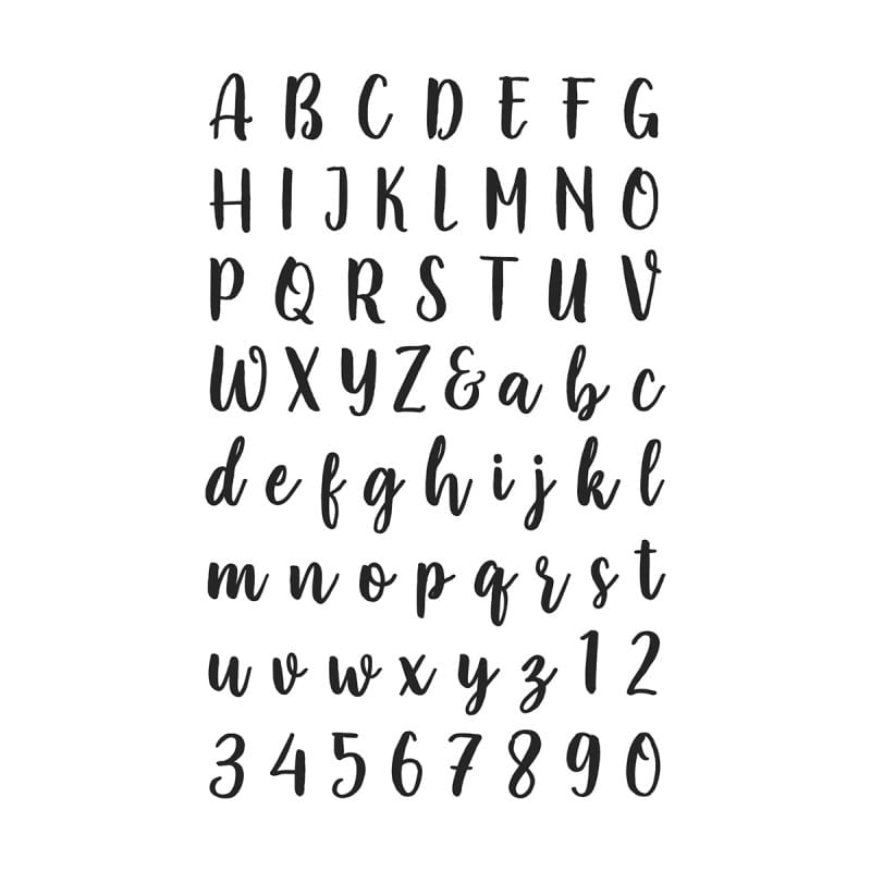 Matrices de découpe alphabet 1,4 cm - Artemio