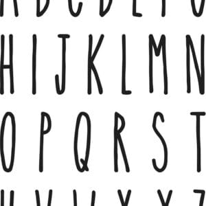  Matrices de découpe alphabet 2,6 cm - Artemio
