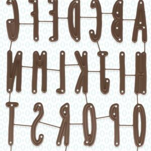  Matrices de découpe alphabet 2,6 cm - Artemio