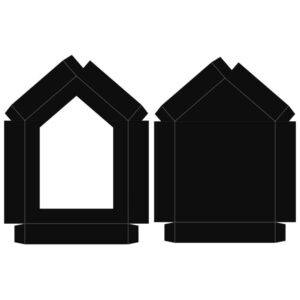 Matrice de découpe maison 3D 97x10 cm - Artemio