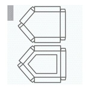Matrice de découpe maison 3D 97x10 cm - Artemio