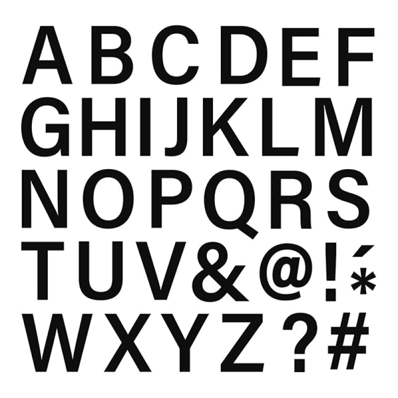  Matrices de découpe alphabet 2,2 cm - Artemio