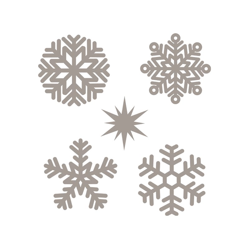 Matrices de découpe flocons - Artemio
