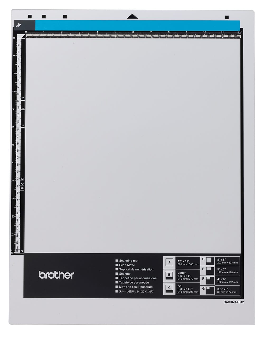 Support de numérisation SDX - 30,5x30,5 cm - ScanNCut - Brother