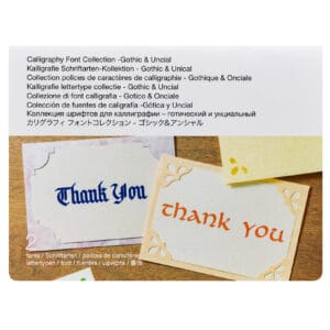 Carte 2 polices pour calligraphie SDX - ScanNCut - Brother