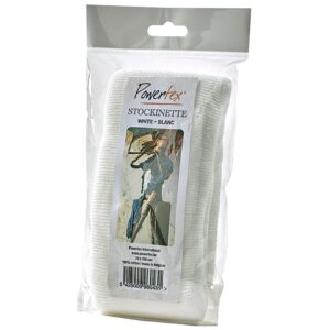 Stockinette - tissu blanc - 1 m - Powertex