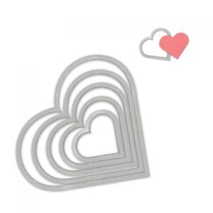 Framelits  die cœurs - Sizzix