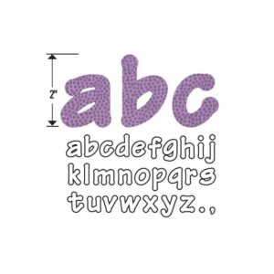 Bigz die Lollipop Shadow  alphabet - Sizzix