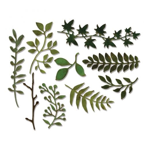 Thinlits die Garden greens - Sizzix