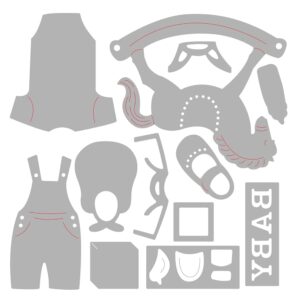 Thinlits die New baby - Sizzix