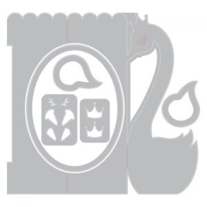 Thinlits die Fold-a-long Swan - Sizzix
