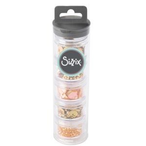 Sequins & beads gold - Sizzix