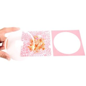 4 dômes carte shaker - Sizzix