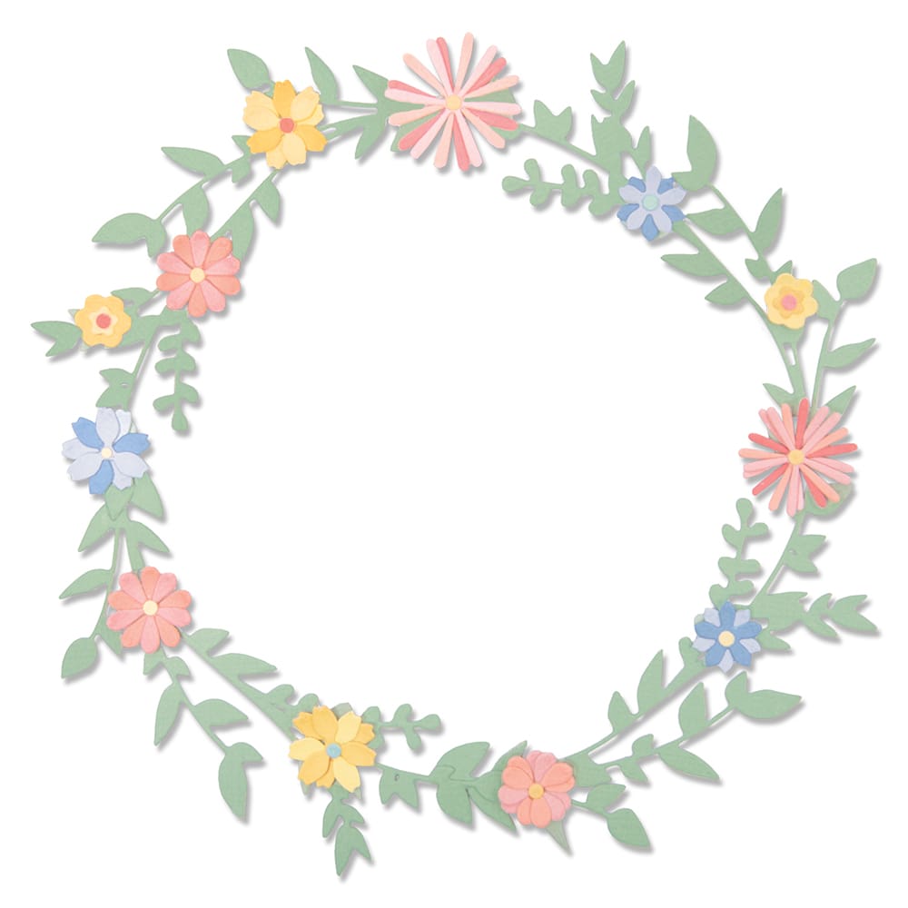 Thinlits die Spring foliage - Sizzix