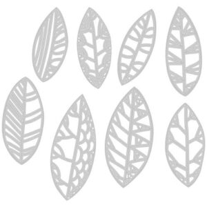 Thinlits die Cut out leaves - Sizzix