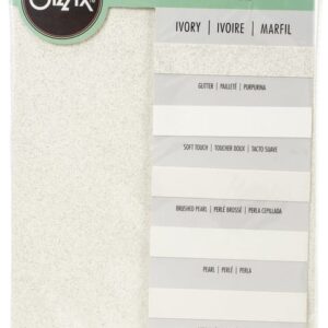 50 feuilles Opulent cardstock  ivory - Sizzix