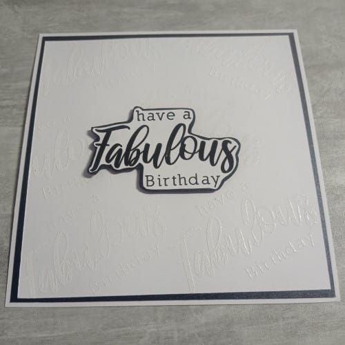 50 feuilles Opulent cardstock charcoal - Sizzix