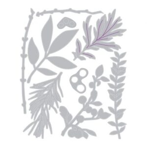 Thinlits die Hidden Leaves - Sizzix