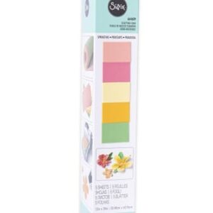5 sheets sculpting foam springtime - Sizzix