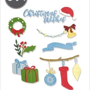 Thinlits die Christmas decorations  - Sizzix