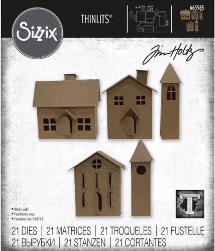 Thinlits die Paper Village - Sizzix