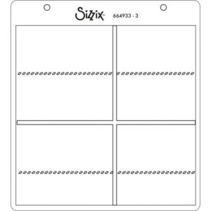 Layered stencils tartan - Sizzix