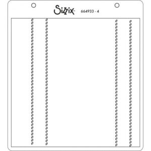 Layered stencils tartan - Sizzix