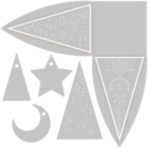 Thinlits die celestial favor box - Sizzix