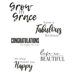 Tampons transparents sunnyside 4- Sizzix