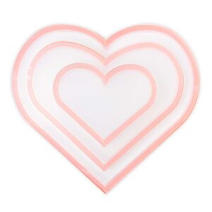 3 shaker panes hearts - Sizzix