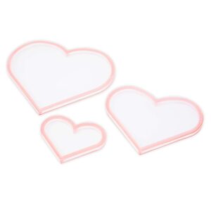 3 shaker panes hearts - Sizzix