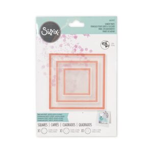 3 shaker panes squares - Sizzix