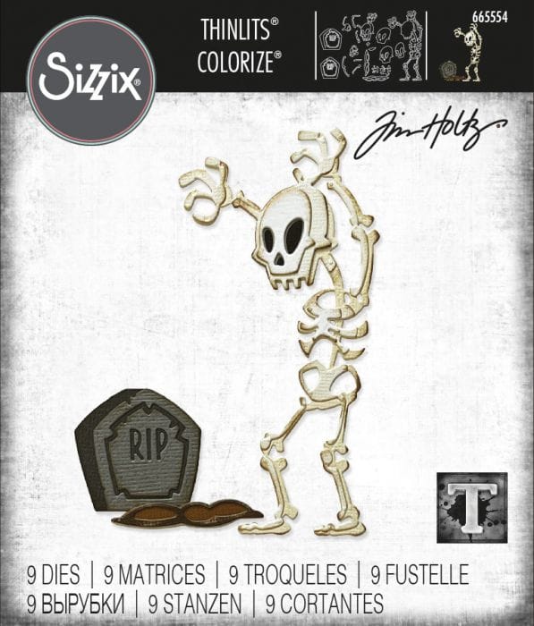 Thinlits die Colorize Mr Bones - Sizzix