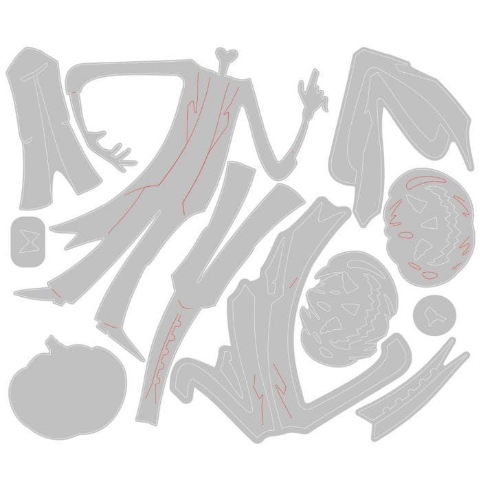 Thinlits die Colorize Mr Bones - Sizzix
