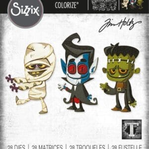 Thinlits die Colorize Costume party - Sizzix