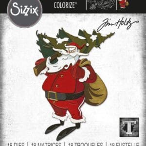 Thinlits die Colorize Woodland Santa - Sizzix