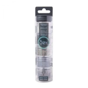 5 biodegradable fine glitter neutral  - Sizzix