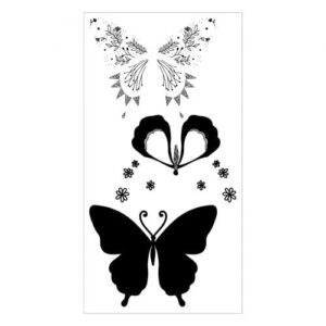 Layered clear stamps butterfly - Sizzix