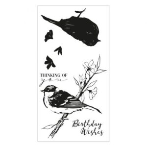 Layered clear stamps summer bird - Sizzix