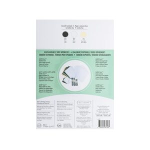 60 feuilles black/ivory/white cardstock A4 - Sizzix