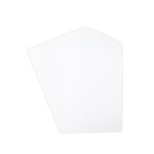 60 feuilles white cardstock A4 - Sizzix