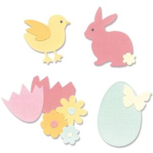 Thinlits die easter shapes - Sizzix
