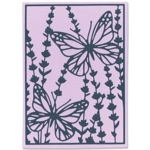 Thinlits die botanical card - Sizzix