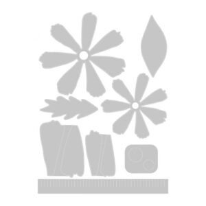 Thinlits die Daisy flower mix - Sizzix