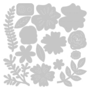 Thinlits die floral cluster - Sizzix