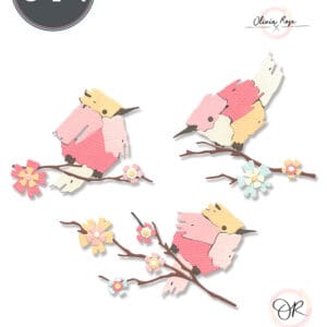 
Thinlits die painted birds - Sizzix